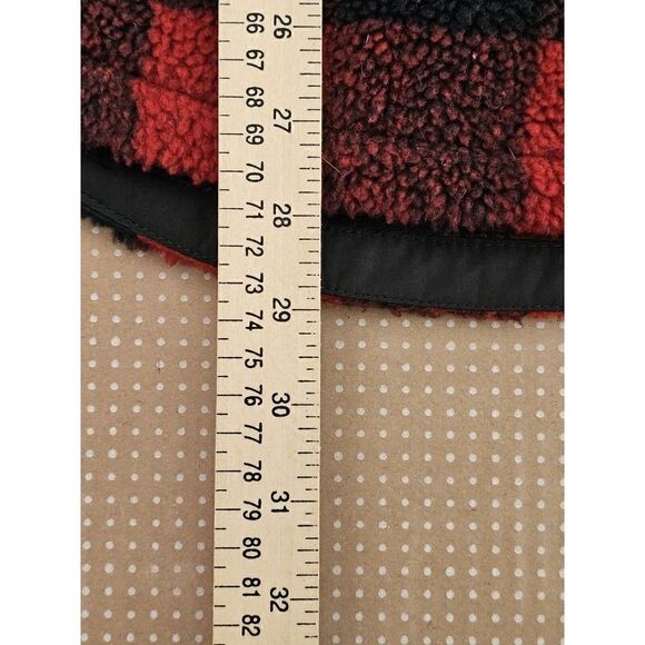 VTG Levi's Men's Buffalo Plaid Sherpa Trucker Jacket Size Medium Snap Button - Picture 2 of 16